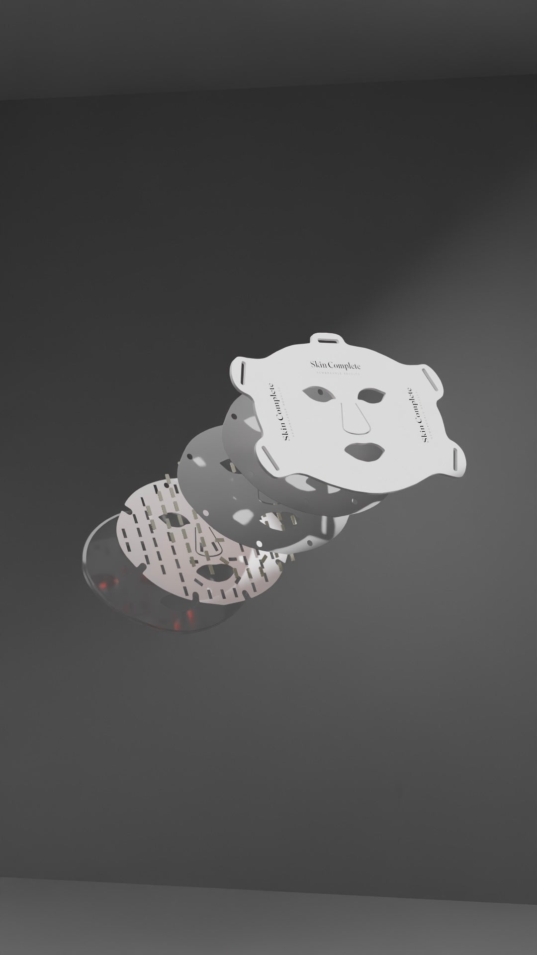 Skincomplete Premium LED-Mask in gebruik